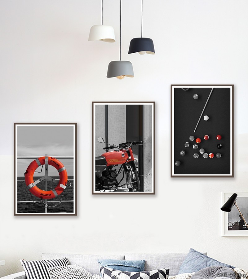 Xe mô tô - bàn bi-a - phao cứu sinh màu đỏ CXB-037kg